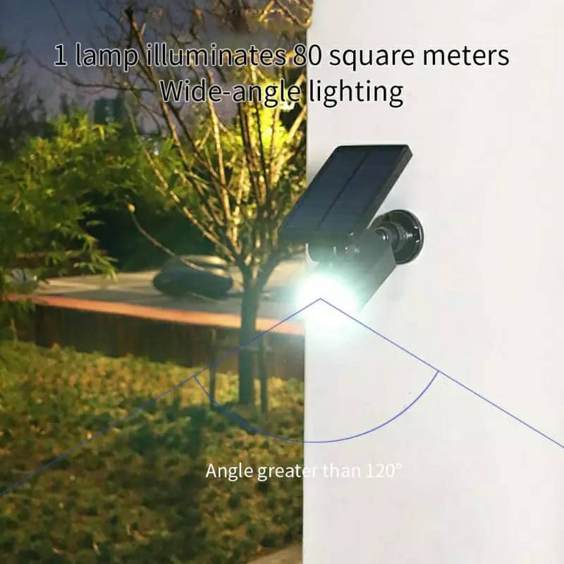 Projecteur mural à energie solaire en forme de camera Avec Détecteur De Mouvement et détecteur jour/nuit - Électronique - صورة 6