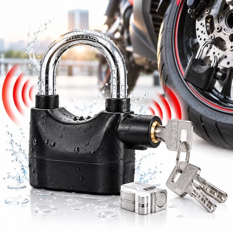 Cadenas d'alarme étanche à sirène 110 décibels