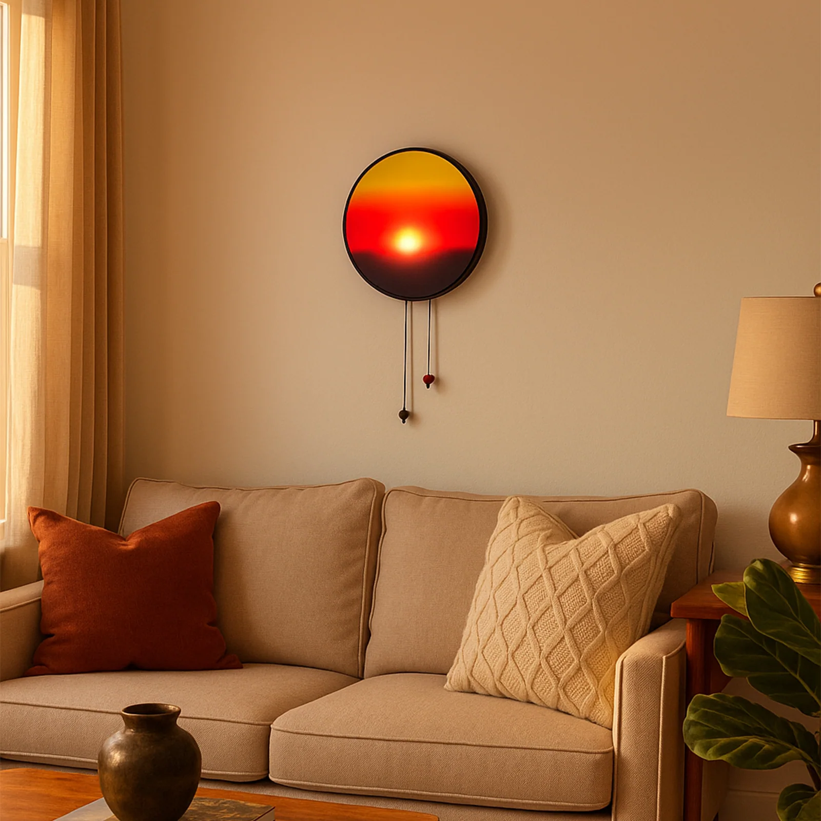 Applique Murale LED Coucher de Soleil – إضاءة حائط بتأثير الغروب