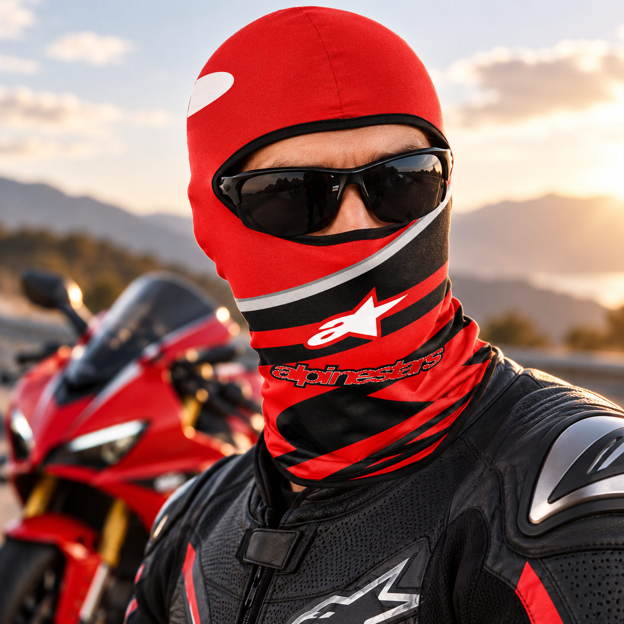 Cagoule Moto Thermique Balaclava Alpinstars - قناع واقي وجه كامل حراري للدراجات النارية