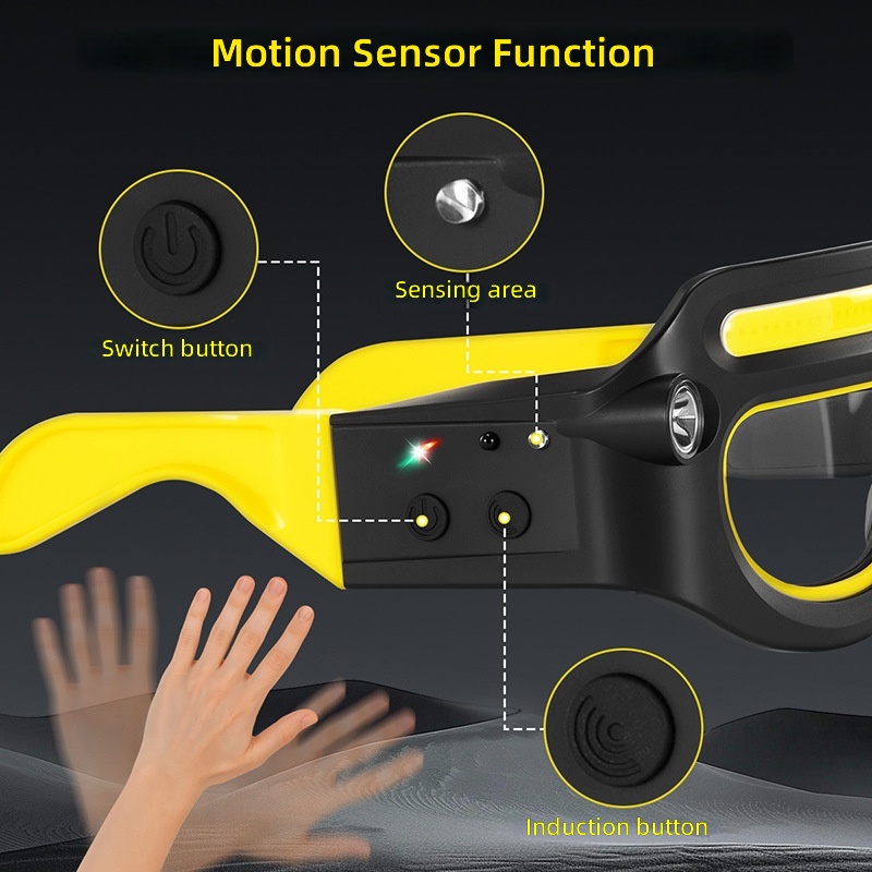 Lunettes LED Rechargeables avec Détecteur de Mouvement - قابلة للشحن مع حساس حركة LED نظارات بإضاءة - Outillage et Bricolage - صورة 8