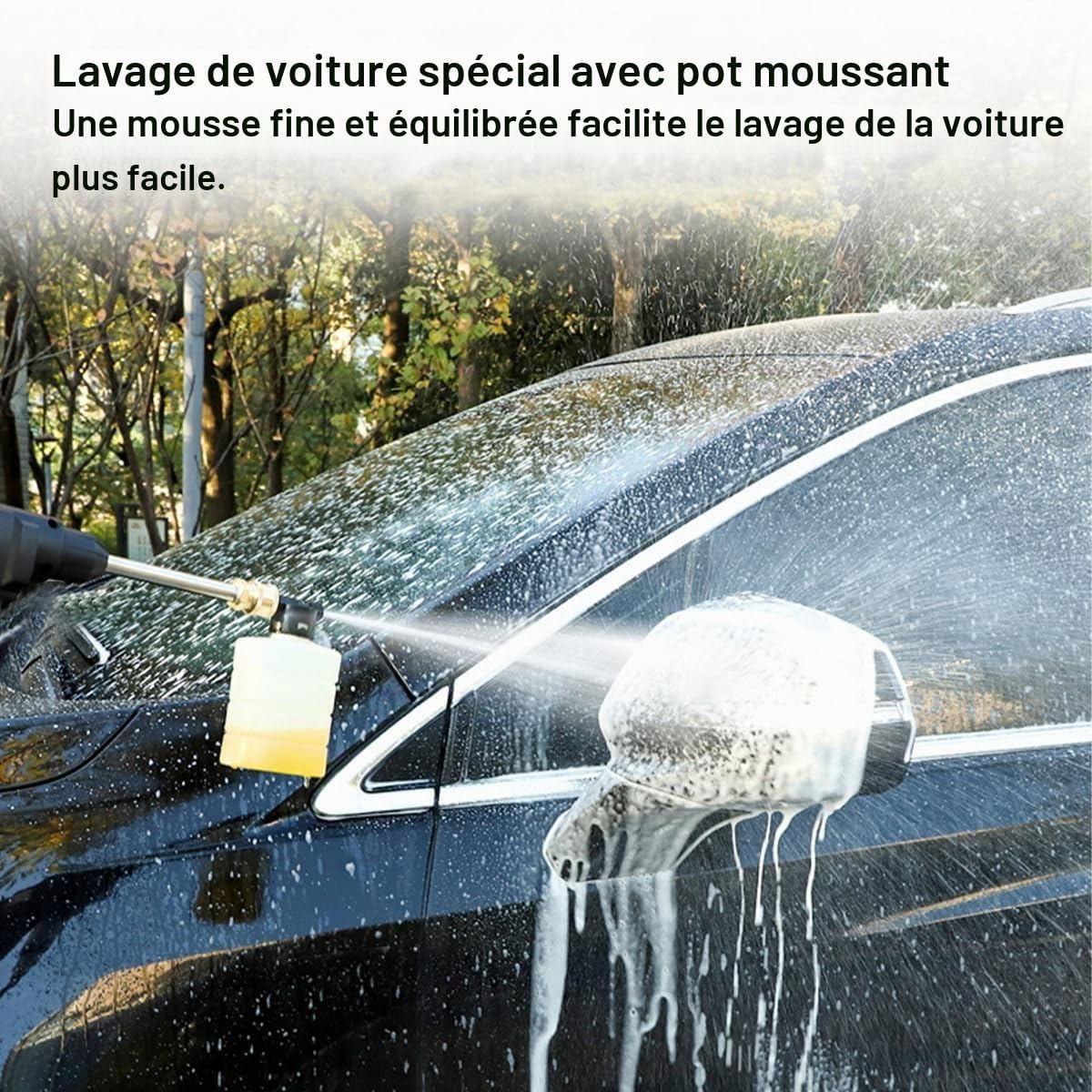 Nettoyeur Haute Pression Sans Fil 30 Bar et Pistolet de Lavage Auto et Deux Batteries - جهاز غسيل ضغط عالي لاسلكي 30 بار مع بطاريتين - Outillage et Bricolage - صورة 10