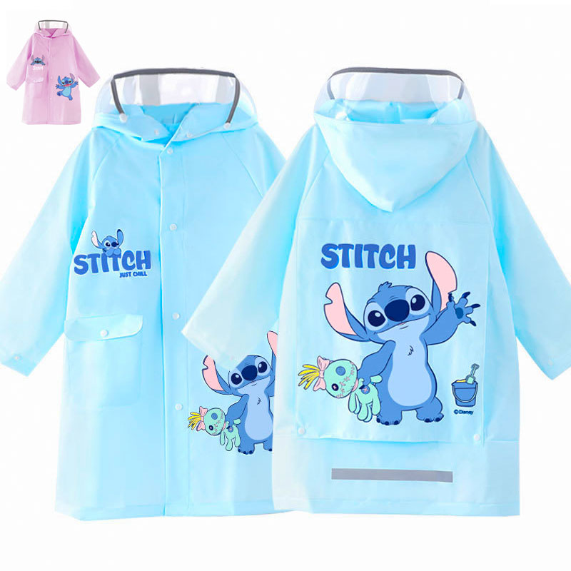 Imperméable Enfant Stitch avec Capuche et Protection pour Cartable - معطف مطر للأطفال برسومات ستيتش مع مكان مخصص للمحفظة المدرسية - Divers - صورة 7