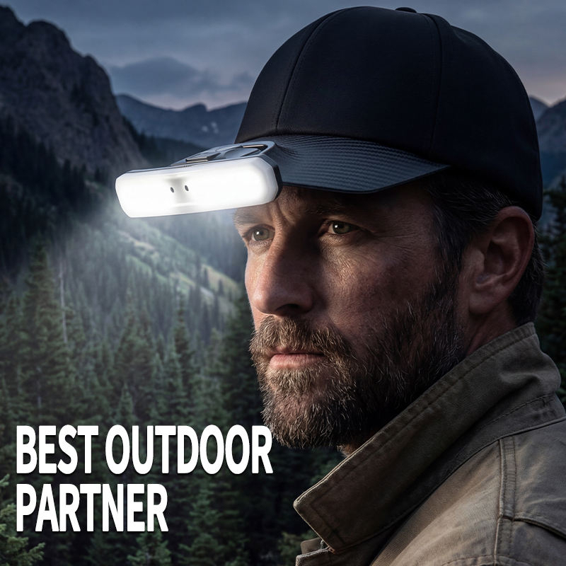 Lampe de Casquette LED avec Détecteur de Mouvement X97 - مصباح قبعة بحساس حركة قابل للشحن