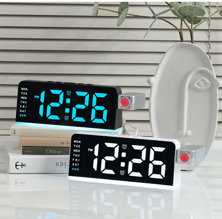 Horloge Numérique LED avec Alarme et Calendrier GH-9019 - ساعة رقمية مع منبه وتقويم - Électronique - صورة 9