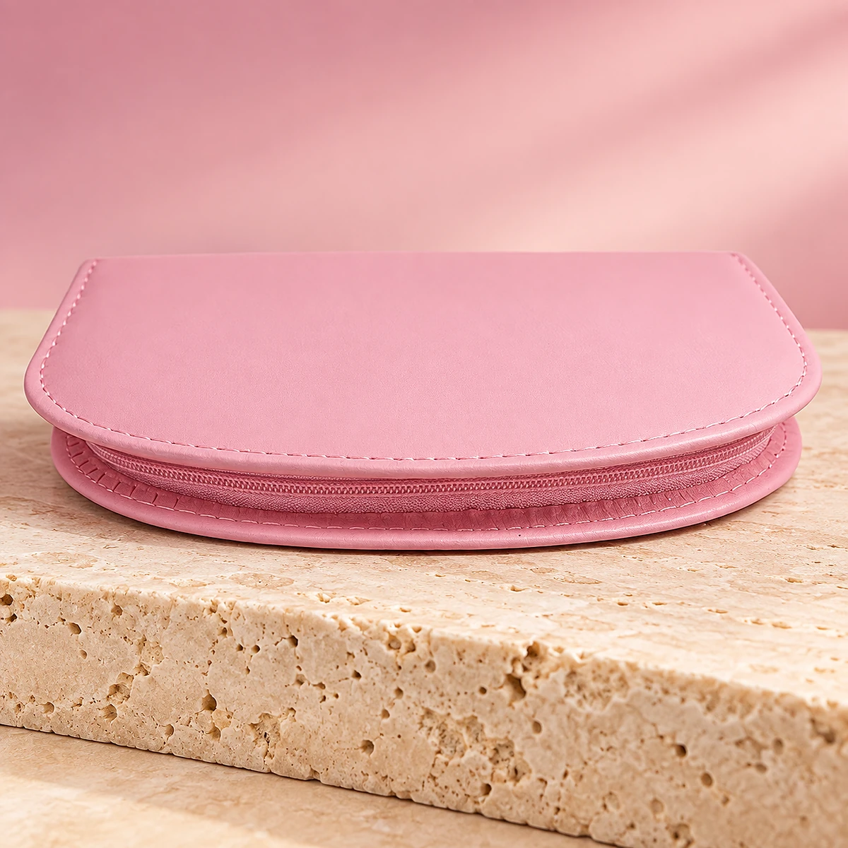 Kit de Manucure, Pédicure et Maquillage 18 Pièces avec Pochette et Miroir - طقم العناية بالأظافر والمكياج 18 قطعة مع حقيبة ومرآة