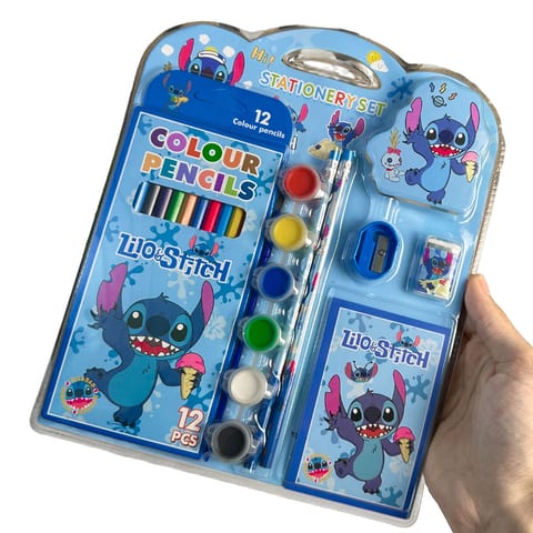 Kit de Coloriage pour Enfants Lilo et Stitch - طقم أدوات مدرسية ورسم للأطفال