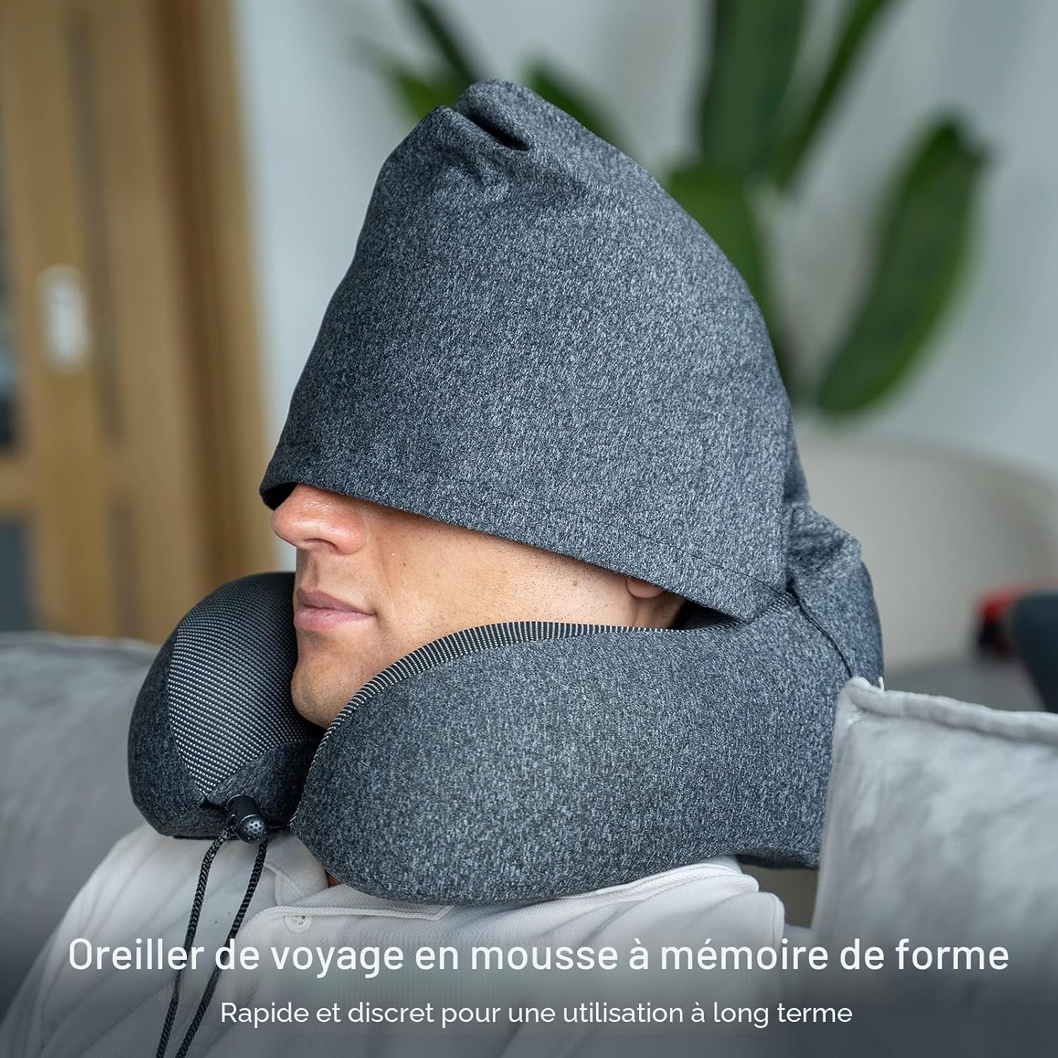 Coussin de Voyage en Mousse à Mémoire de Forme avec Capuche - وسادة سفر طبية بميموري فوم وغطاء رأس - Divers - صورة 11
