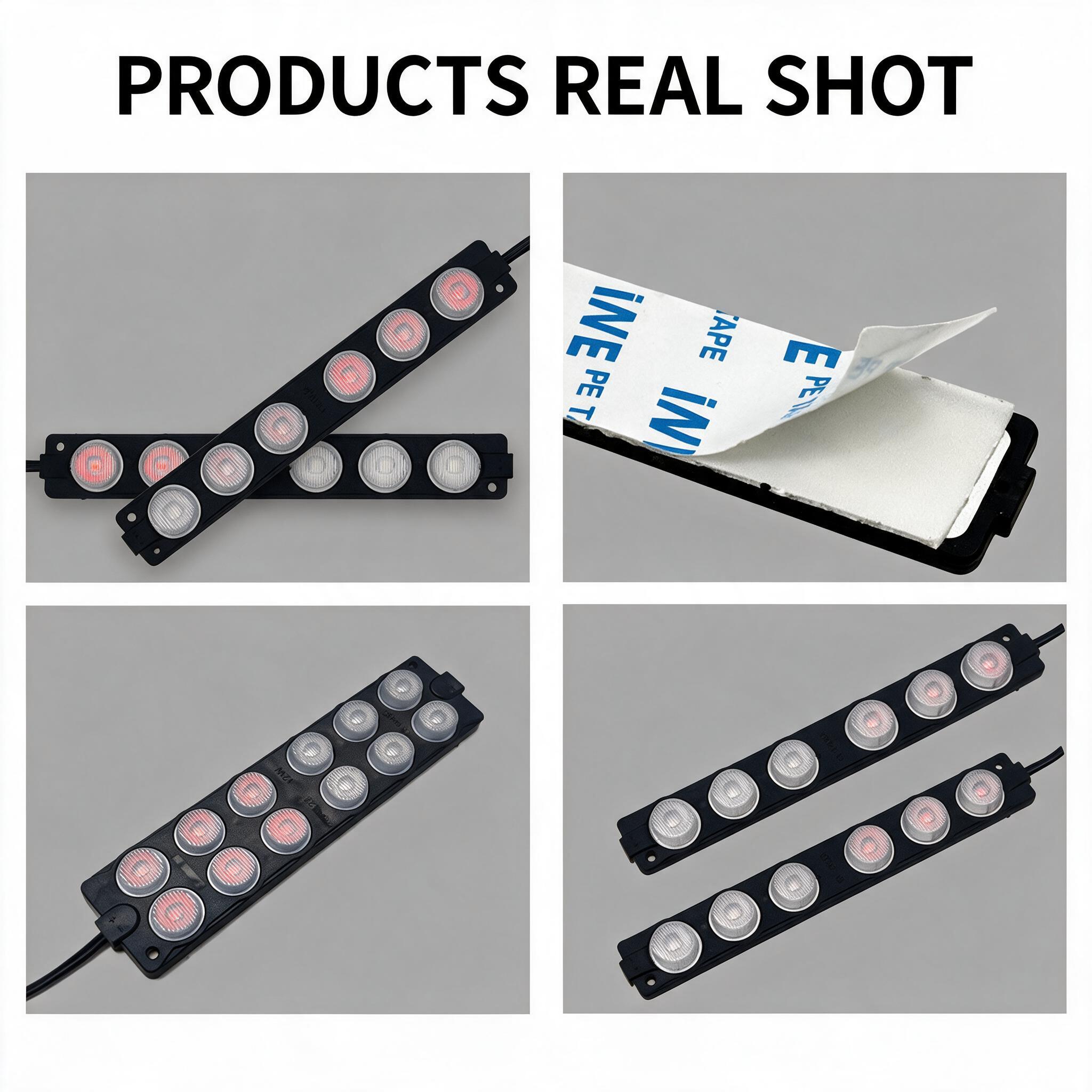 Feux stroboscopiques 12LED 12-24V 2 Couleur pour Véhicules et Camions 1Pcs - شريط إضاءة تحذيري مدمج للسيارات والشاحنات