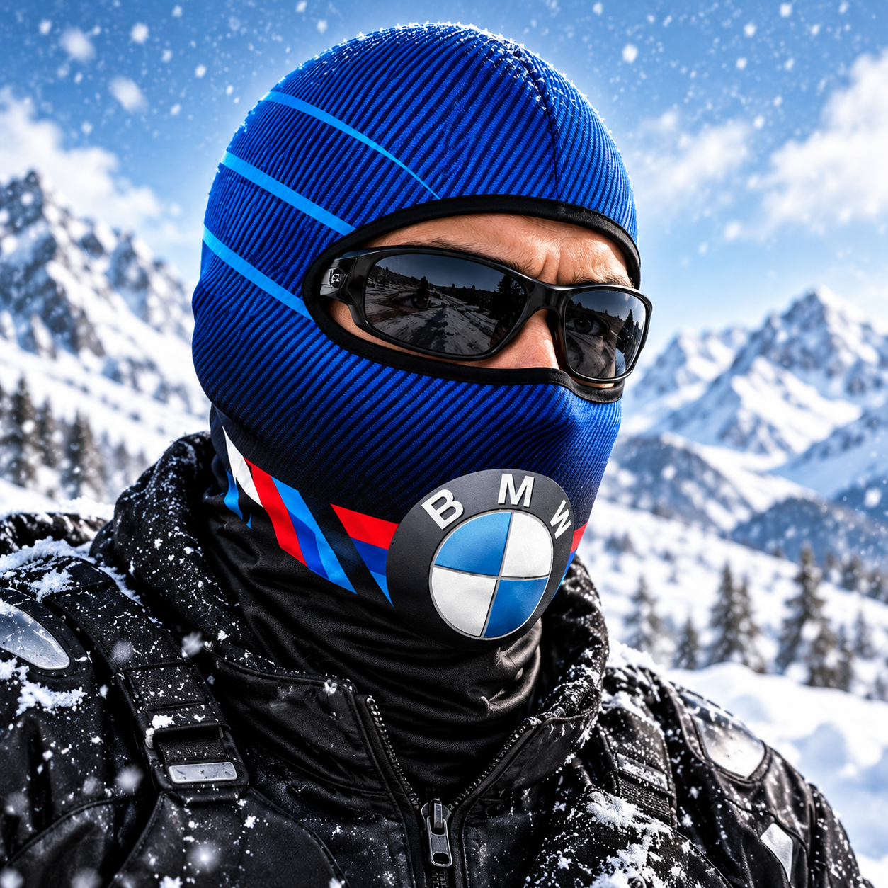 Cagoule Moto Thermique Balaclava BMW - قناع واقي وجه كامل حراري للدراجات النارية