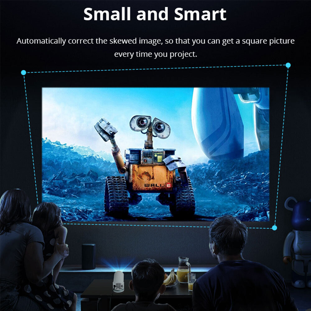 Mini Projector Multimédia Wifi Bleutooth 5.0 480p Up to 1080p - جهاز عرض ذكي ميني بروجكتر