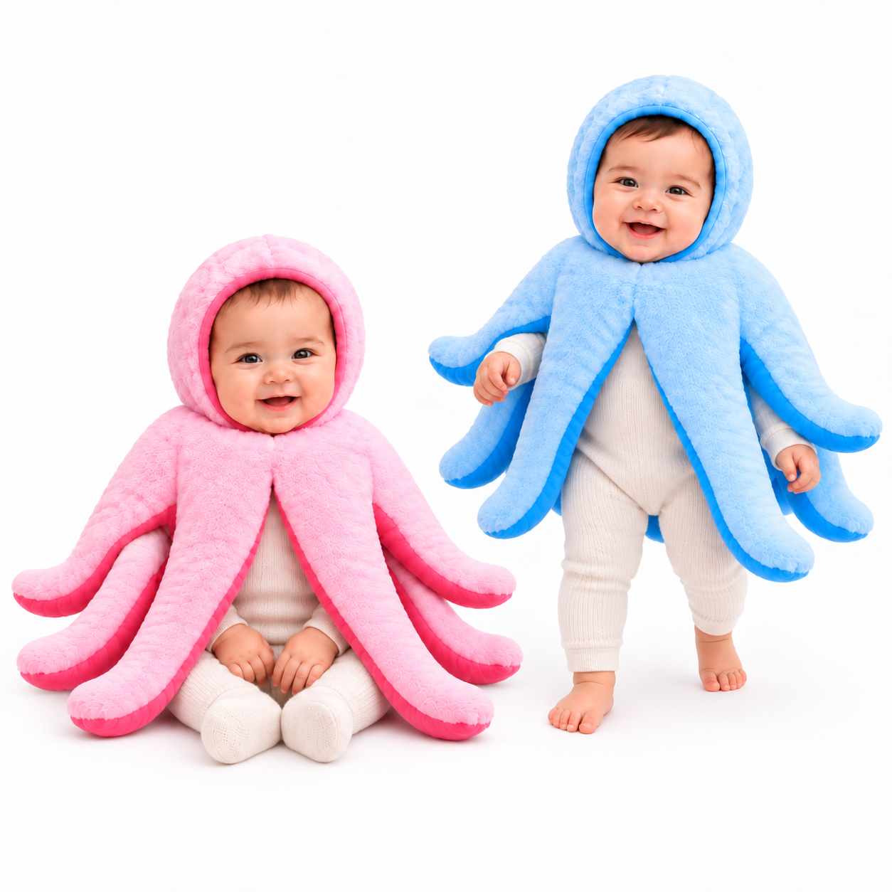 Costume Bébé Pieuvre Doux et Confortable – زيّ أطفال على شكل أخطبوط ناعم ومريح - Maternité - صورة 8