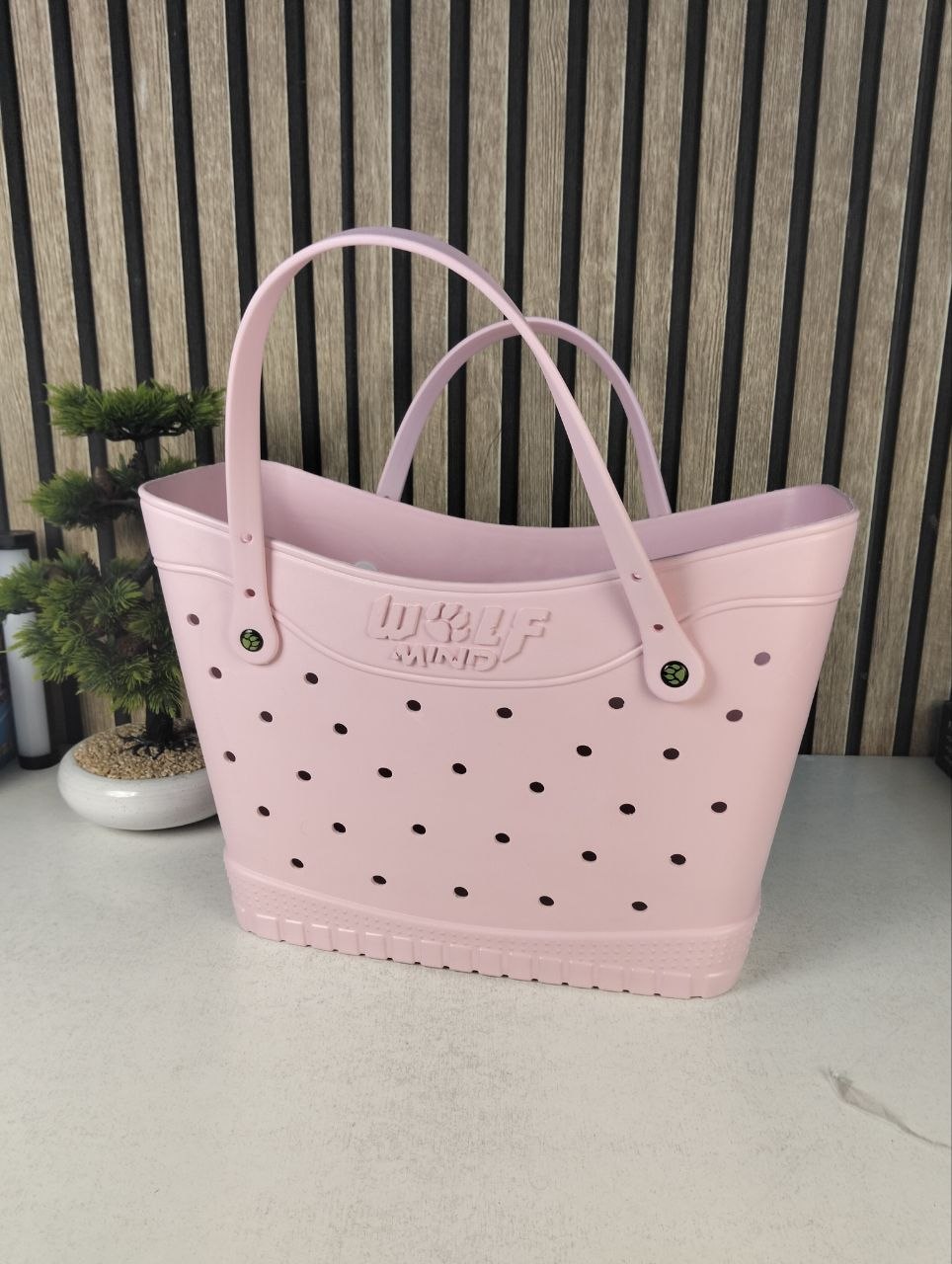 Sac de Plage Eva et Silicone Garni de Trous Grand Cabas Imperméable Tendance pour Été - حقيبة الشاطئ السيليكونية العصرية المقاومة للماء - Vacance & Loisir - صورة 11