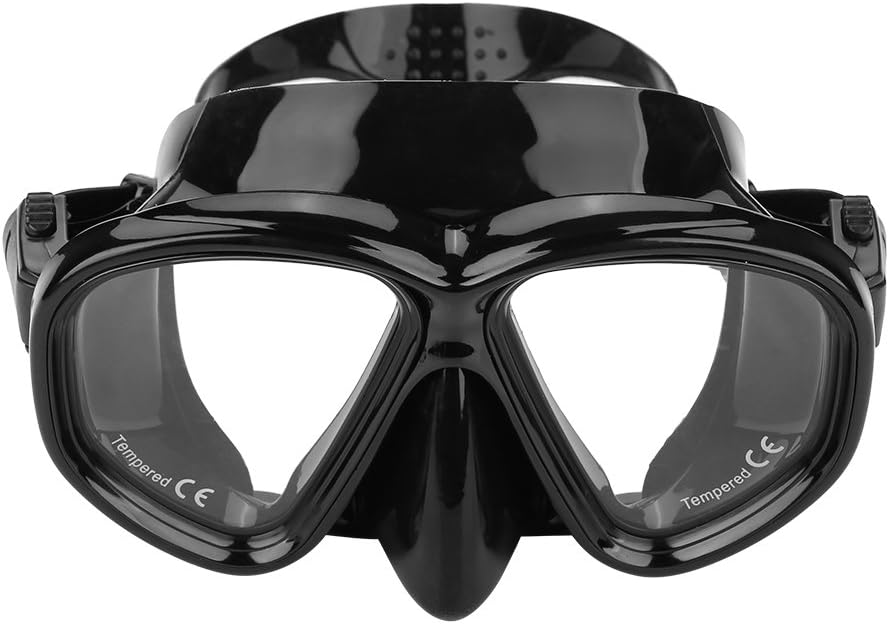 Kit de Snorkeling Masque en Verre Trempé Anti-Fuite et Tuba Flexible Grand Diamètre - طقم قناع الغوص أنبوب تنفس مرن - Produits de saison - صورة 5