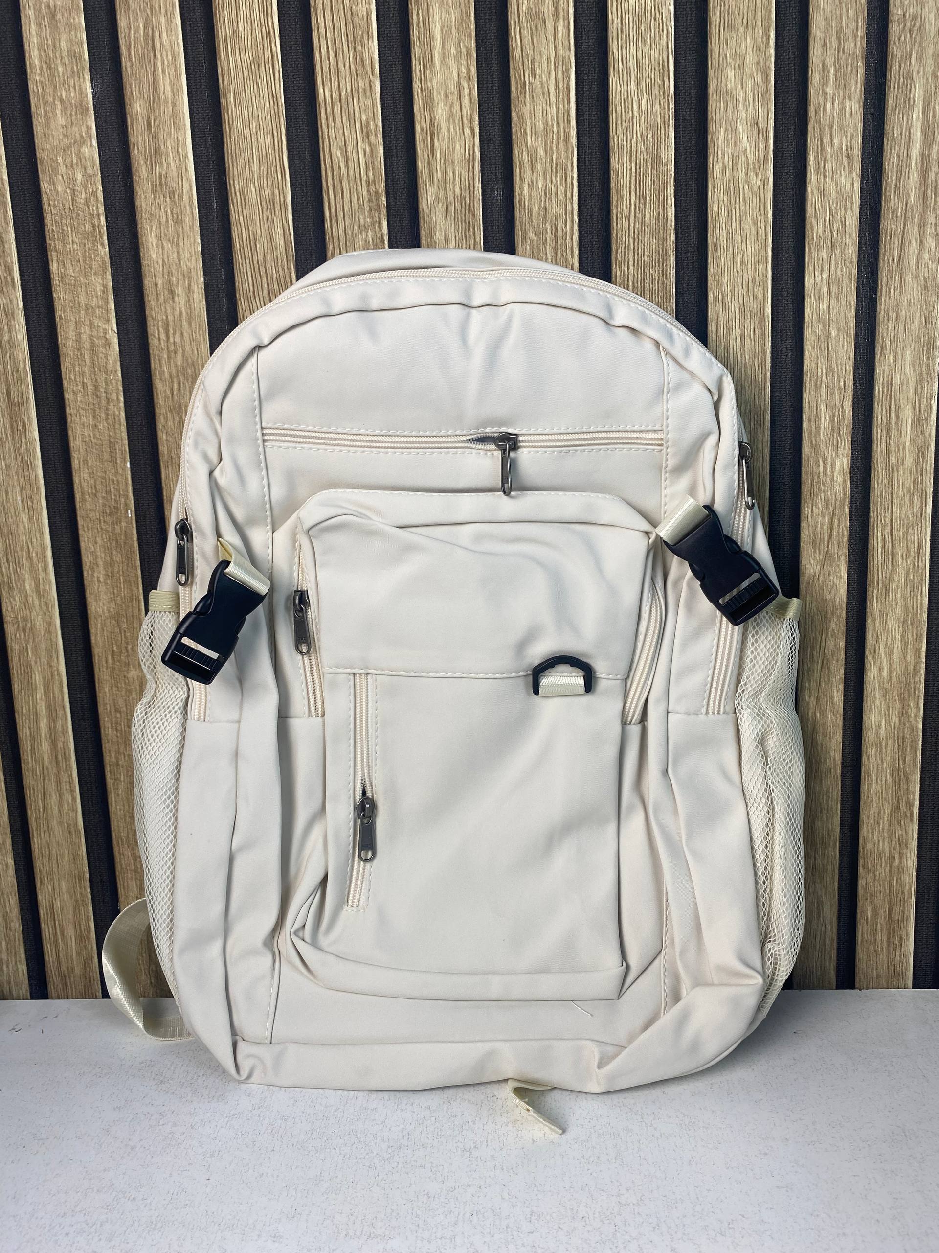 Sacs à dos Scolaire Style Décontracté Beige SACKDS05BG - حقيبة ظهر مدرسية - Sac à dos et Mode - صورة حقيقية 2