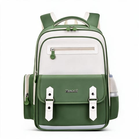 Sac à Dos Scolaire Style Kawaii Grand Volume Tissu Imperméable Vert SACKDS08VT - حقيبة مدرسية بتصميم كاوايي