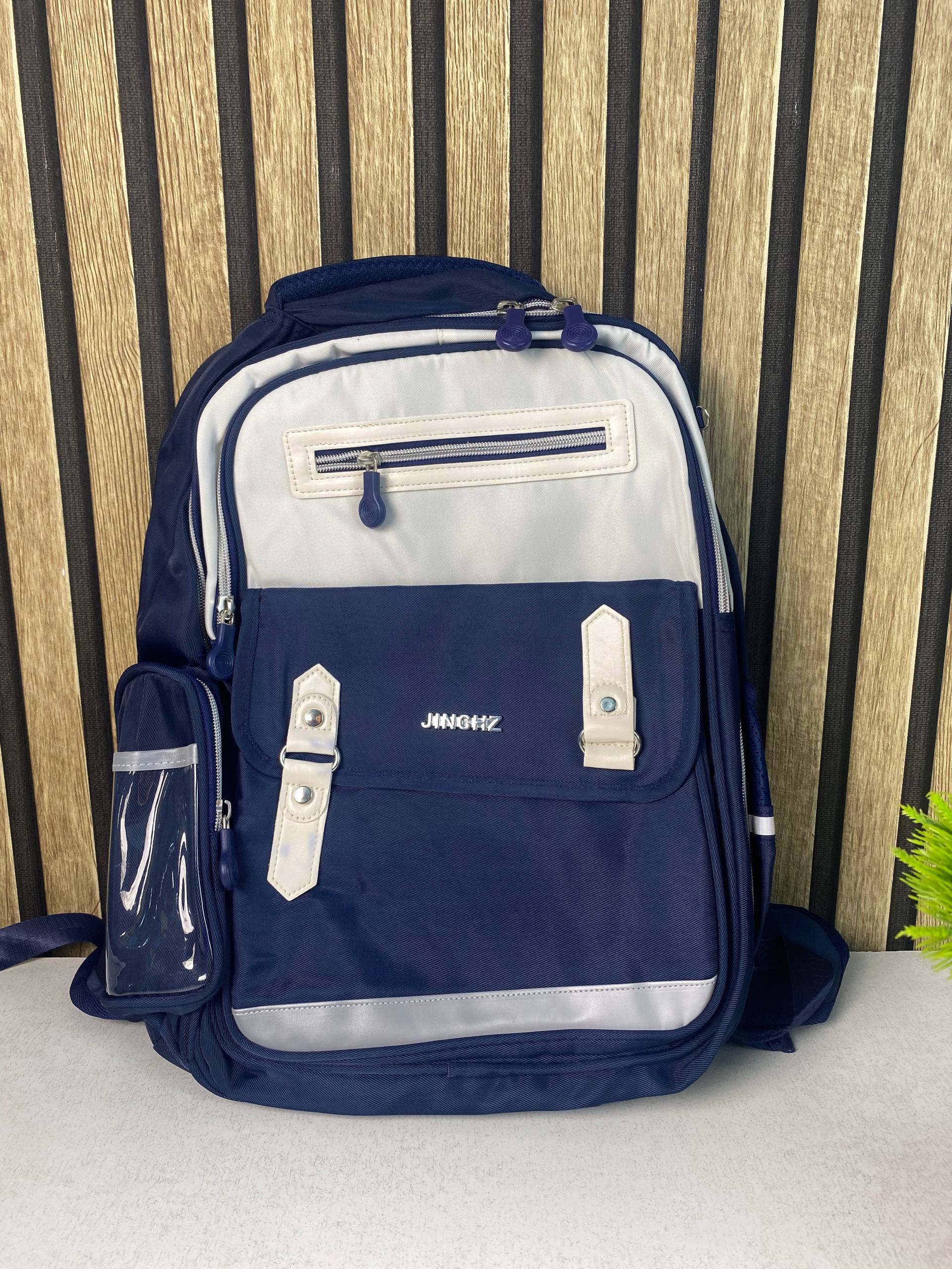 Sac à Dos Scolaire Style Kawaii Grand Volume Tissu Imperméable Bleu Nuit SACKDS08BLN - حقيبة مدرسية بتصميم كاوايي - Sac à dos et Mode - صورة 2