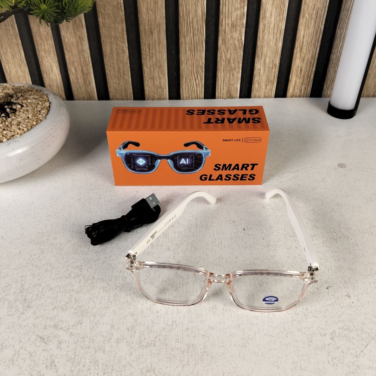 Lunettes Connectées F20 de Traduction IA et Audio Open-Ear Bluetooth 5.4 - نظارات المترجم الذكية بالذكاء الاصطناعي - Électronique - صورة حقيقية 14