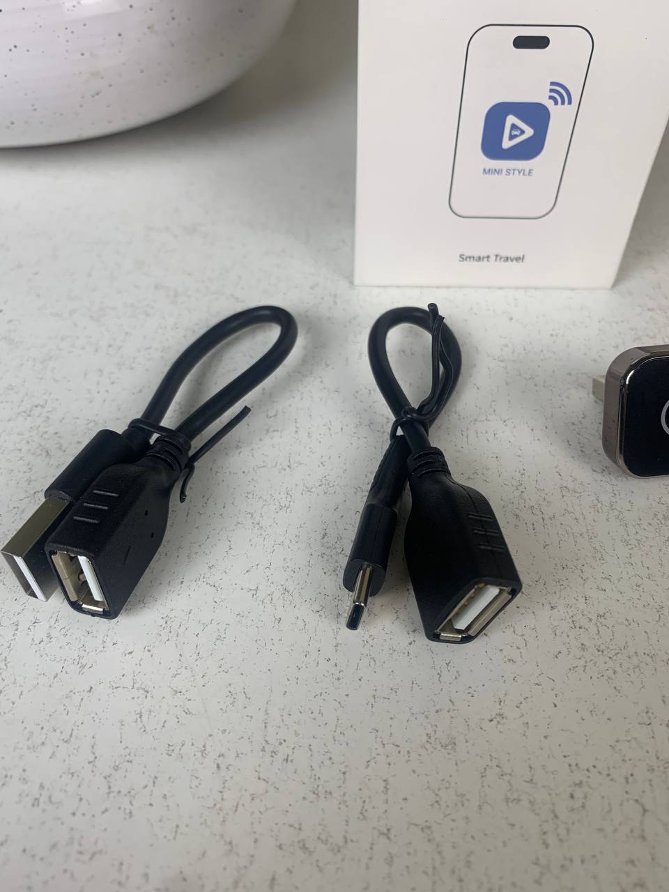Adaptateur Sans Fil CarPlay et Android Auto pour Voitures - محول السيارة الذكي 2 في 1 - Accessoires Auto/Moto - صورة حقيقية 23