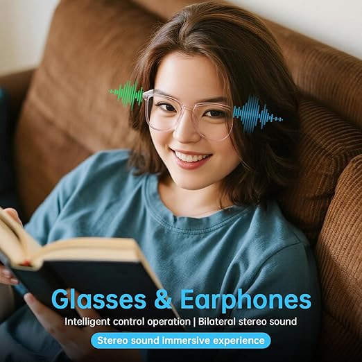 Lunettes Connectées F20 de Traduction IA et Audio Open-Ear Bluetooth 5.4 - نظارات المترجم الذكية بالذكاء الاصطناعي - Électronique - صورة 13