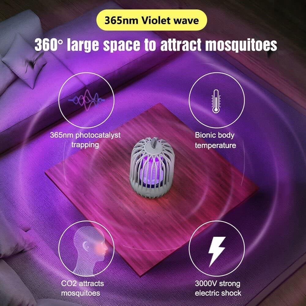 Appareille de Moustiques et Insectes Électrique Puissante et Portable Sans Produits Chimiques - صاعق وقاتل البعوض والحشرات - Maison - صورة 10