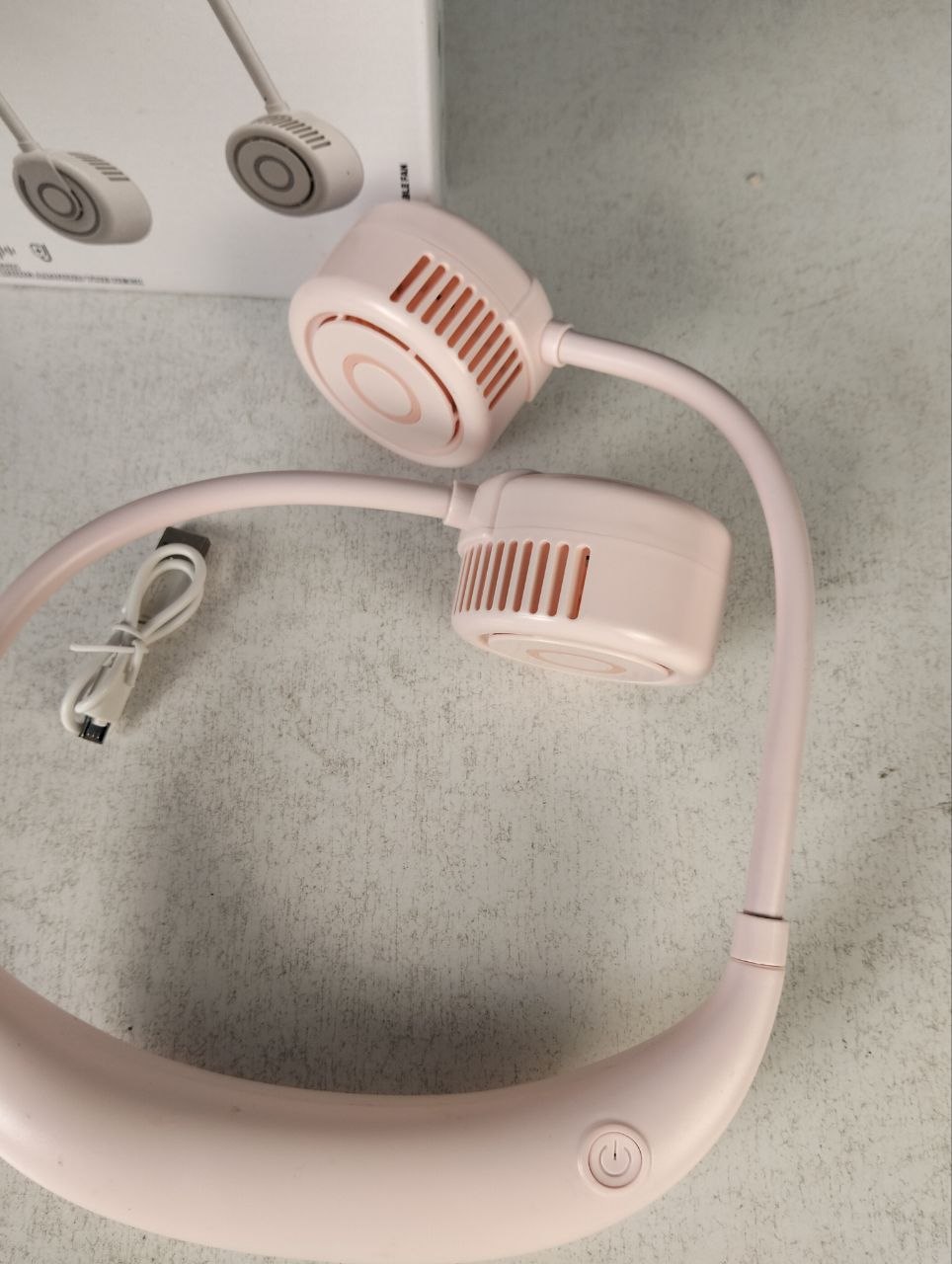Ventilateur de Cou Portable Rechargeable USB NO.TJ-32A - مروحة العنق المحمولة - Produits de saison - صورة حقيقية 14