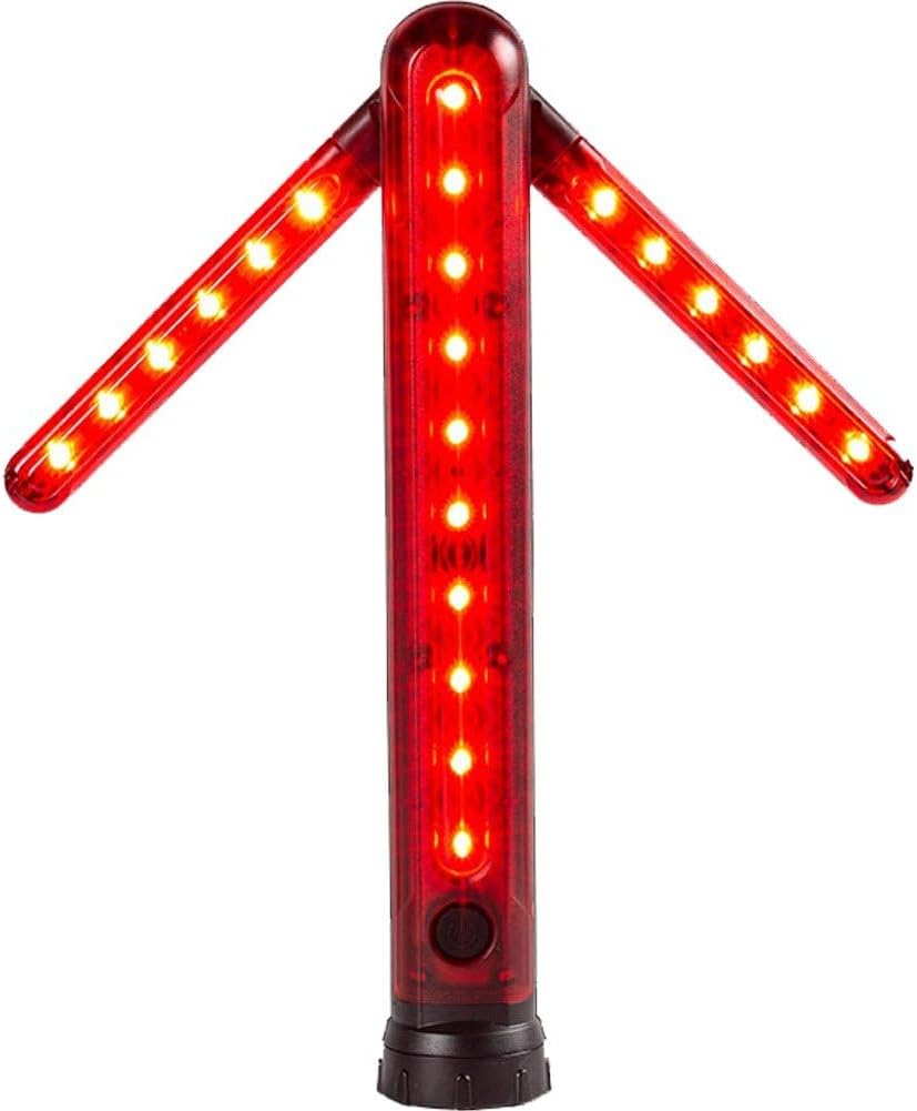Bâton de Signalisation Routière LED Étanche et Réglable avec Base Magnétique - عصا الإشارة الضوئية لتنظيم المرور والسلامة الطرقية - Accessoires Auto/Moto - صورة 12