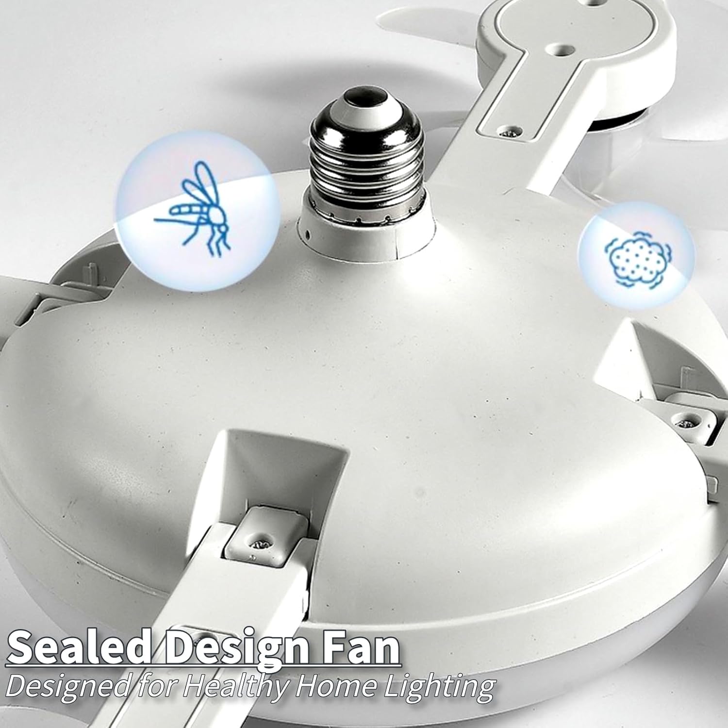 Ventilateur de Plafond LED Drone F4 avec Télécommande et Variateur - مروحة سقف ومصباح بتصميم الدرون مع ريموت كنترول - Produits de saison - صورة 8