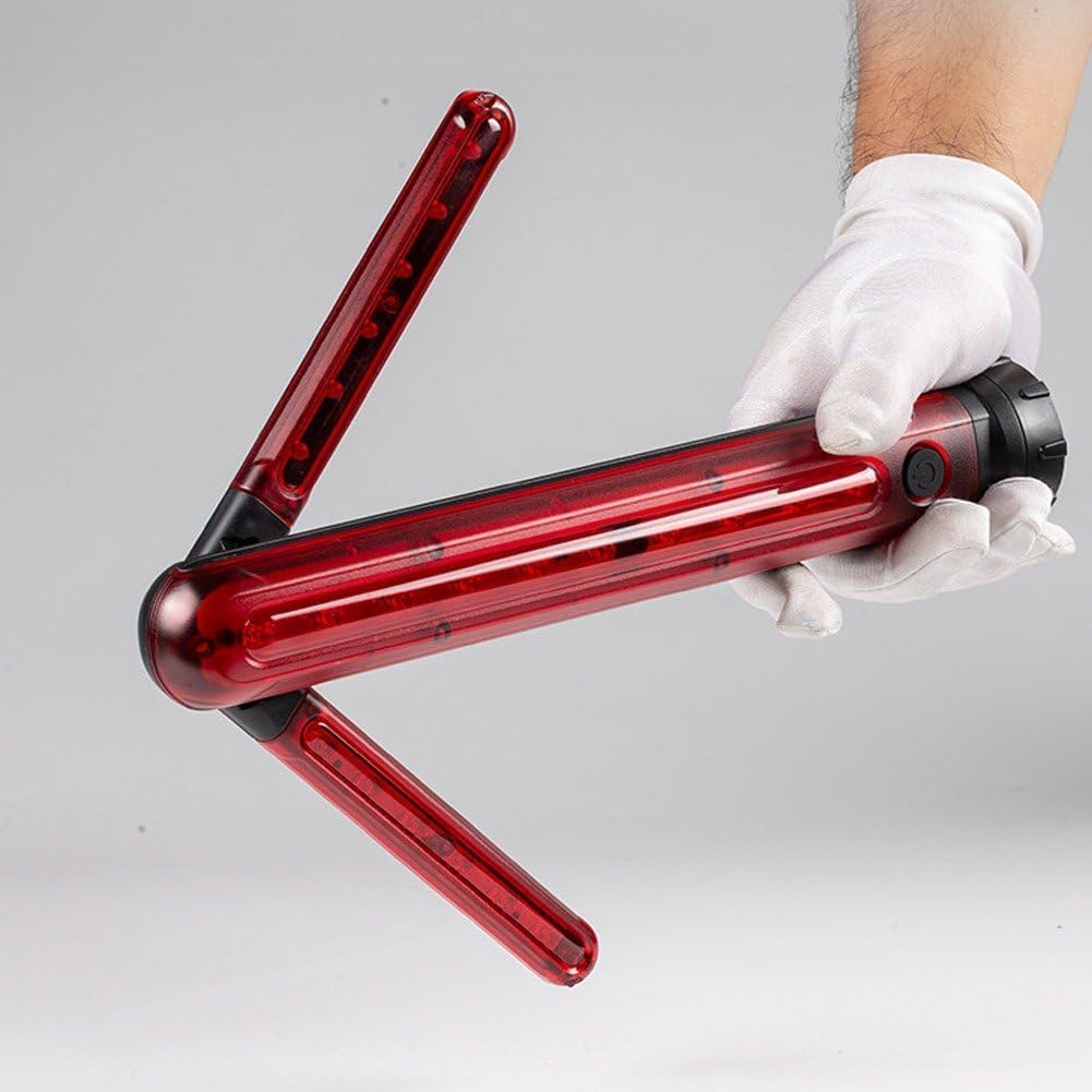 Bâton de Signalisation Routière LED Étanche et Réglable avec Base Magnétique - عصا الإشارة الضوئية لتنظيم المرور والسلامة الطرقية - Accessoires Auto/Moto - صورة 8
