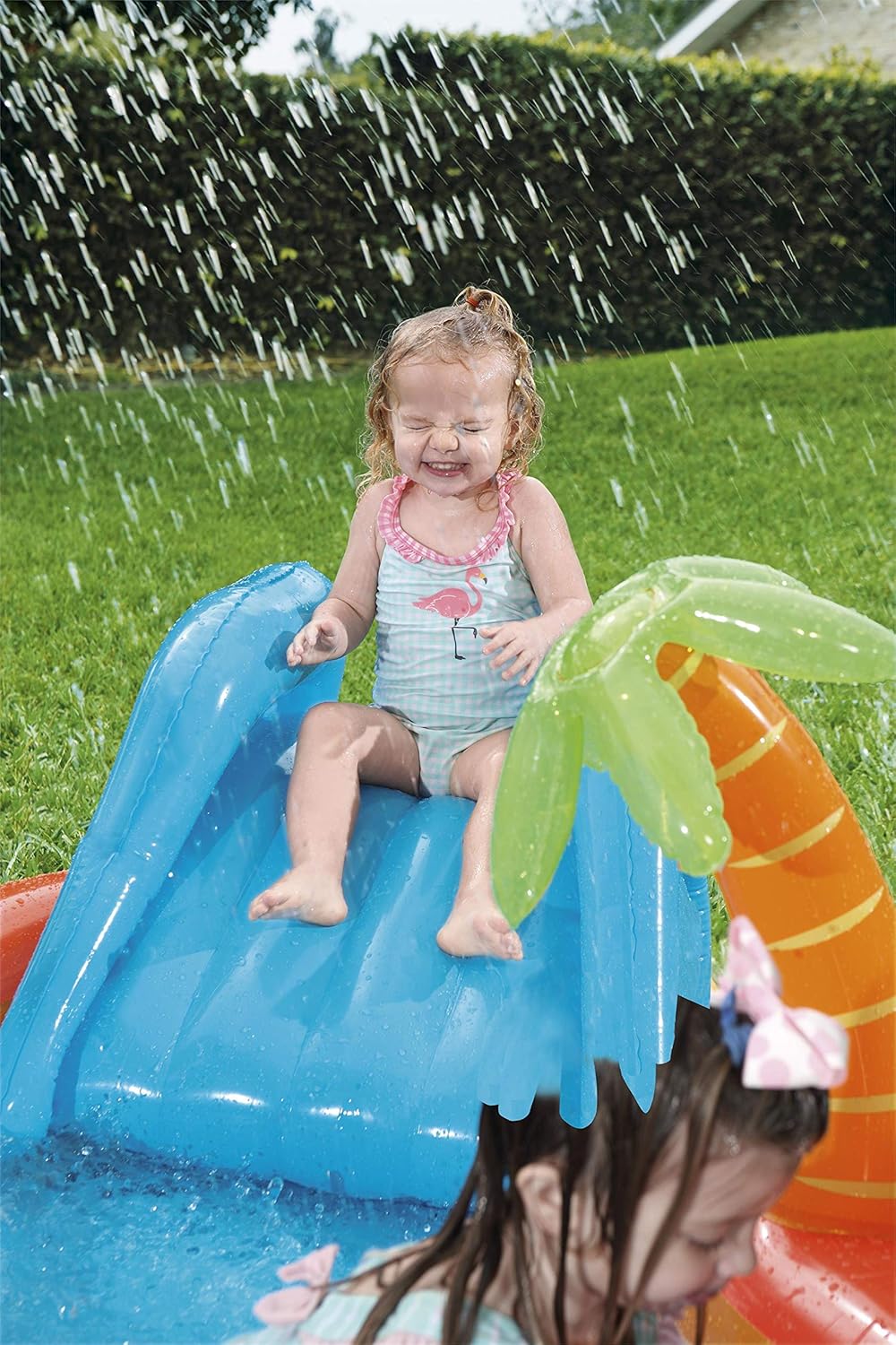 Air de Jeux Gonflable Bestway 53069 Lava Lagoon Toboggan Amovible et Fontaine à Eau - مركز الألعاب المائي المتكامل للأطفال - Vacance & Loisir - صورة 7