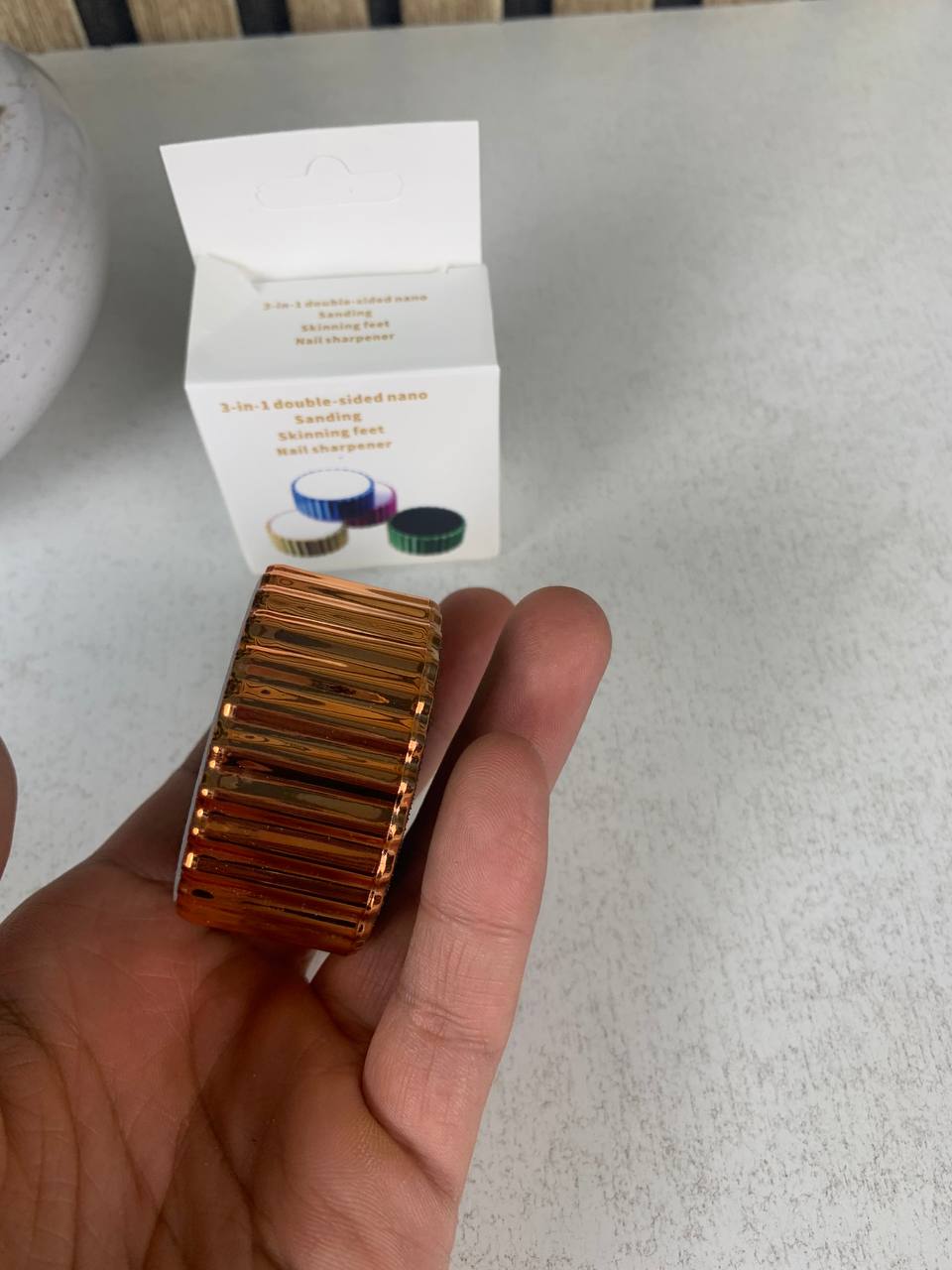 Épilateur Éliminateur de Poils et Peau Morte en Nano-Verre - مزيل الشعر ومقشر القدمين الكريستالي 2 في 1 - Soins et Beauté - صورة 11