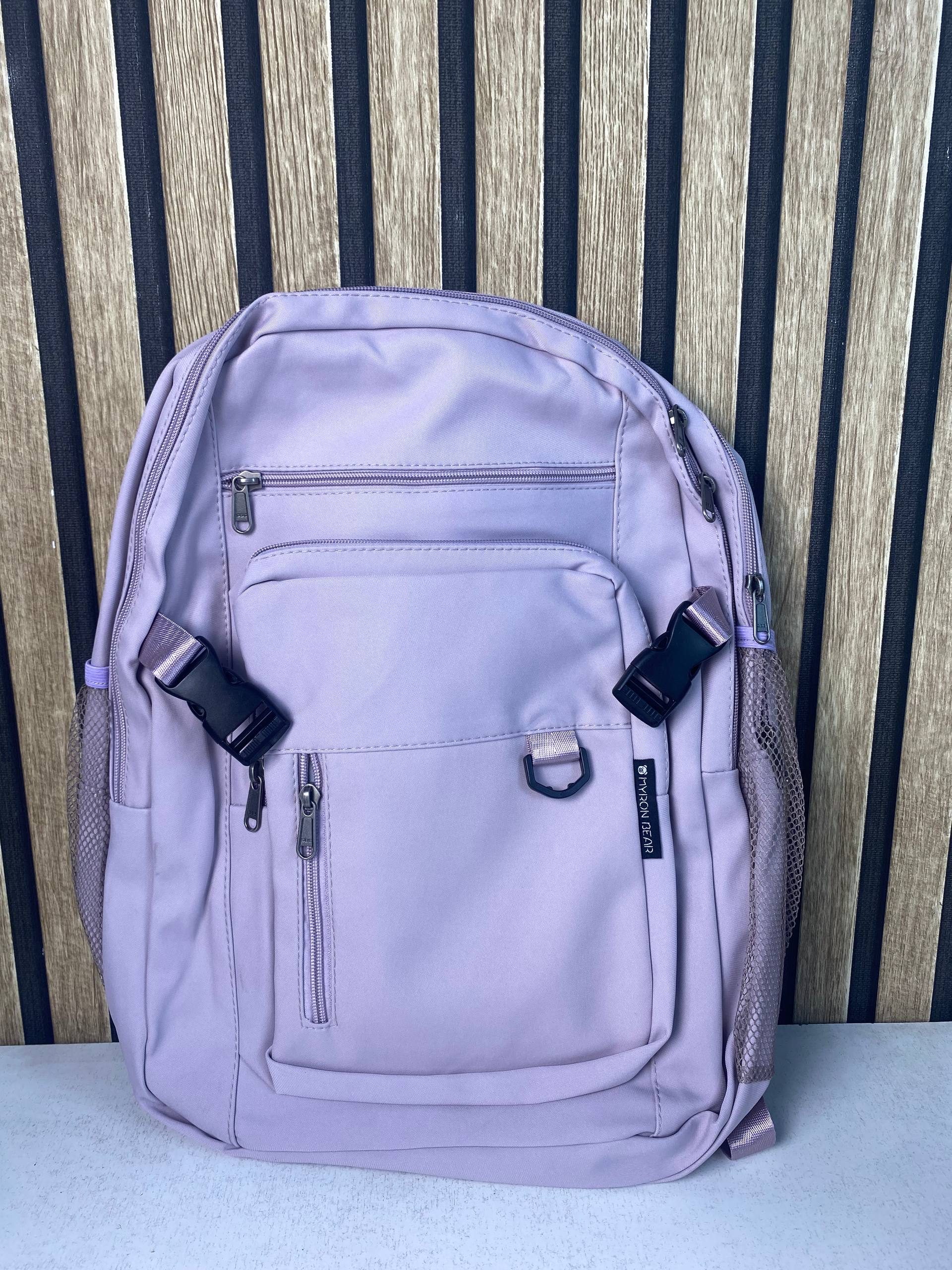 Sacs à dos Scolaire Style Décontracté Mauve SACKDS05MV - حقيبة ظهر مدرسية - Sac à dos et Mode - صورة 2