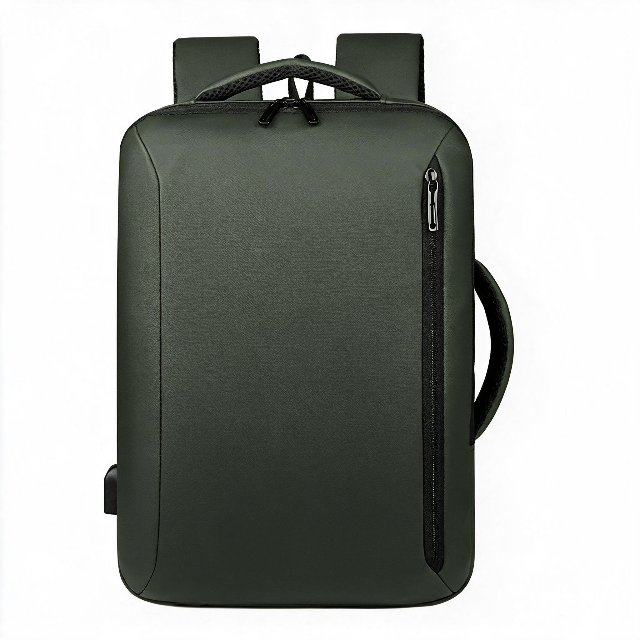 Sac à Dos Business Voyage pour Homme Convertible en Sac à Main Poche Extensible Vert SACHM01V - حقيبة ظهر للرجال متعددة الاستخدامات للكمبيوتر المحمول