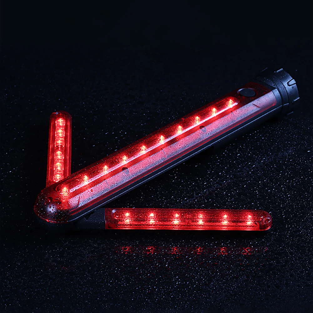 Bâton de Signalisation Routière LED Étanche et Réglable avec Base Magnétique - عصا الإشارة الضوئية لتنظيم المرور والسلامة الطرقية - Accessoires Auto/Moto - صورة 11