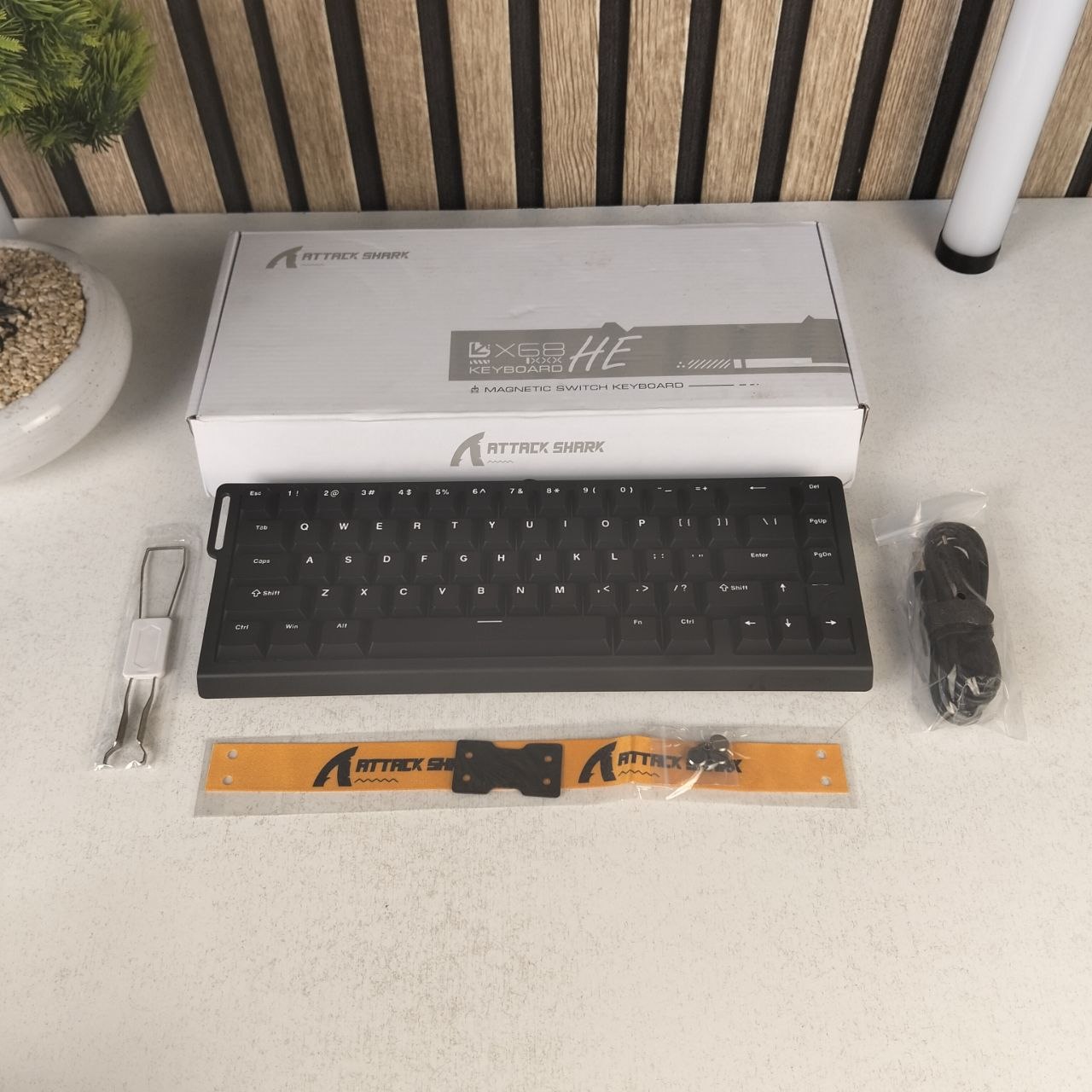 Clavier Gaming Magnétique ATTACK SHARK X68HE 60% avec Rapid Trigger et 8000Hz - لوحة مفاتيح المغناطيسية - صورة 15
