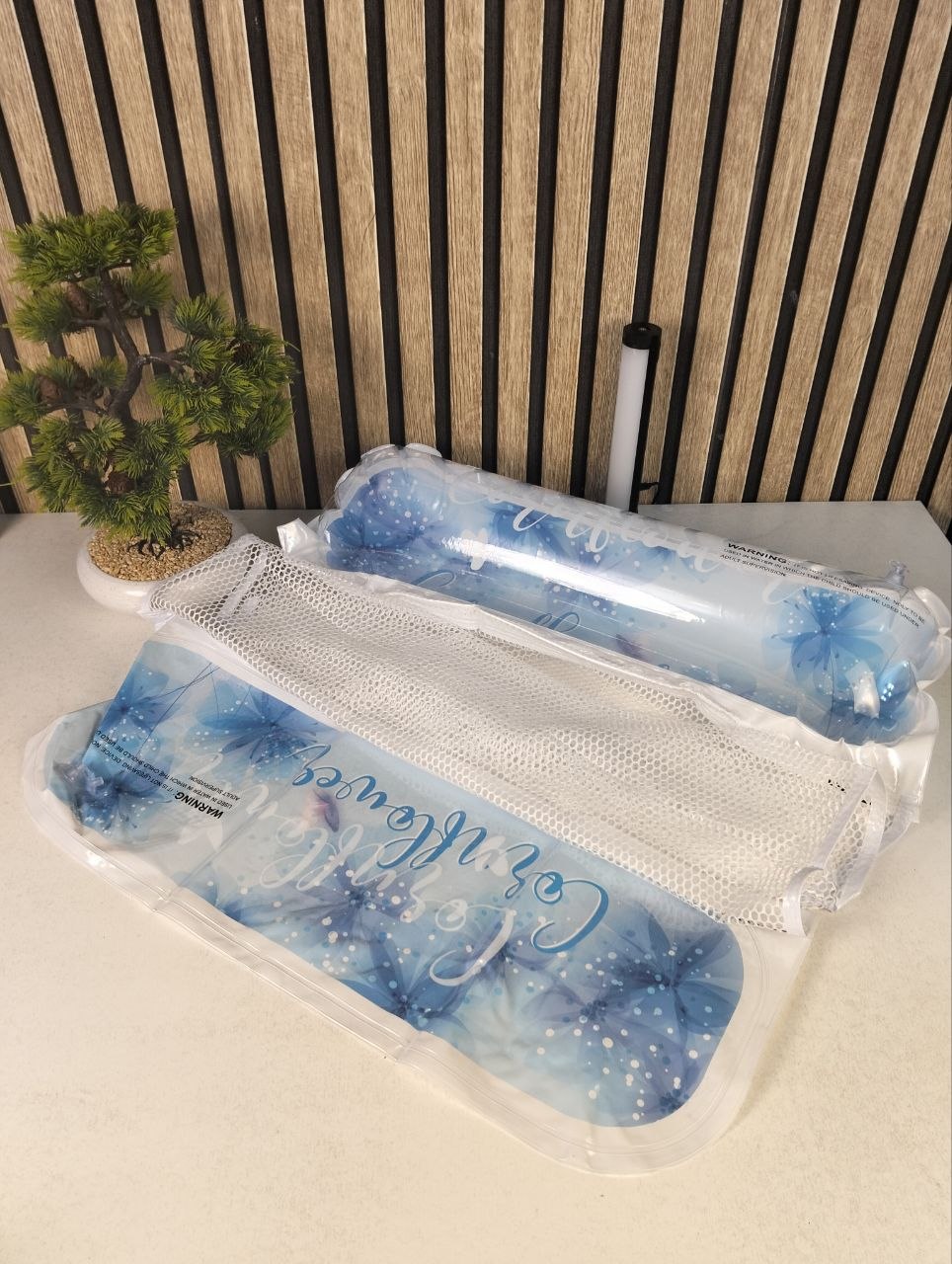 Hamac de Piscine Flottant Multifonction 4en1 Design Glitter, Confort Aquatique - أرجوحة المسبح العائمة والمريحة 4 في 1 بنسيج شبكي متين - Vacance & Loisir - صورة 11