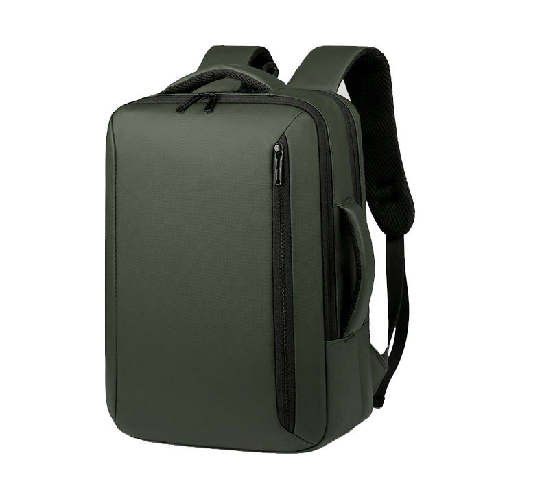 Sac à Dos Business Voyage pour Homme Convertible en Sac à Main Poche Extensible Vert SACHM01V - حقيبة ظهر للرجال متعددة الاستخدامات للكمبيوتر المحمول - Sac à dos et Mode - صورة 3