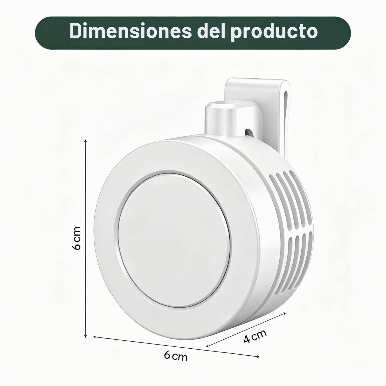 Mini Ventilateur Rechargeable USB-C Clip Orientable 360° avec 3 Vitesses - مروحة حزام صغيرة محمولة وبدون شفرات مع مشبك دوار - Vacance & Loisir - صورة 10