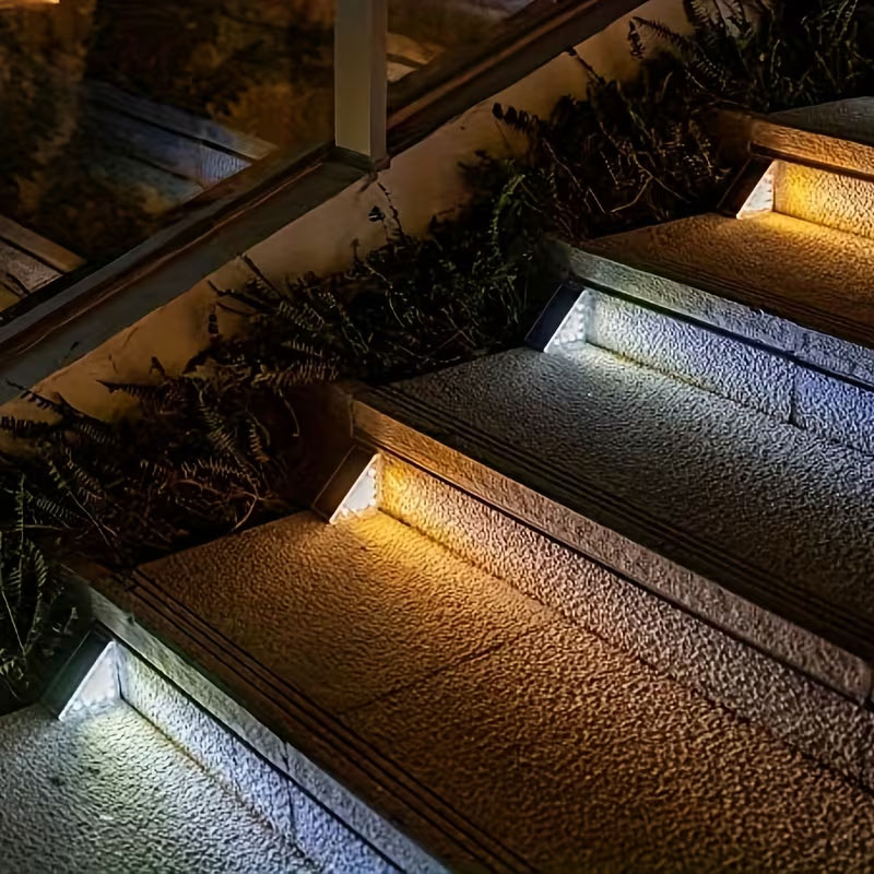 Éclairage Solaire pour Escaliers et Marches Extérieures Étanche IP67 - مصابيح السلالم والأدراج الشمسية الذكية المقاومة للماء - Décoration - صورة 12