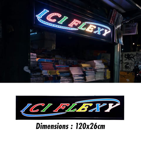 Plaque de Signalisation LED Multicolore Flexy Large V2- لوحة إشهارية ضوئية