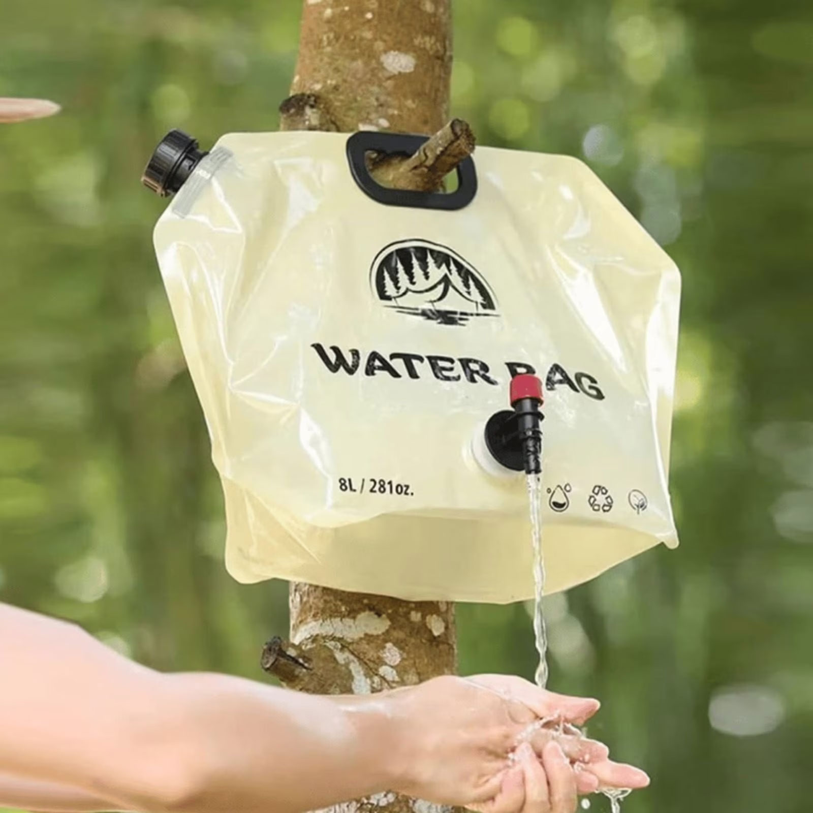 Réservoir d'Eau Pliable 8L Portable pour Camping et Randonnée - خزان مياه قابل للطي سعة 8 لتر للرحلات والخرجات - Camping et Randonnée - صورة 12