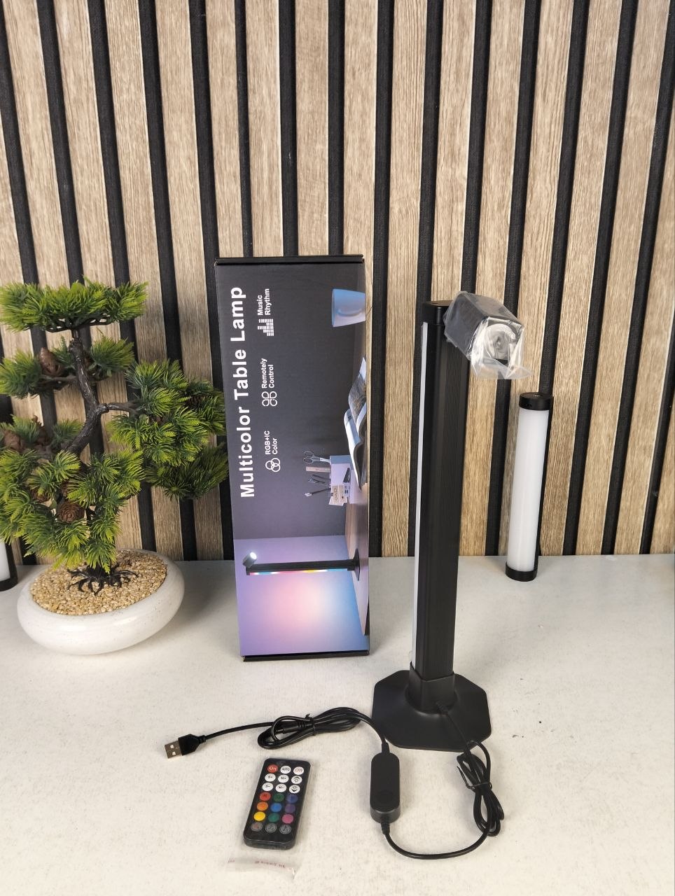 Lampadaire LED Angle RVB Intelligent Éclairage d'Ambiance Multicolore avec Télécommande 1Pcs - مصباح الأرضية الليد الذكي متعدد الألوان مع جهاز تحكم عن بعد - Électronique - صورة حقيقية 13