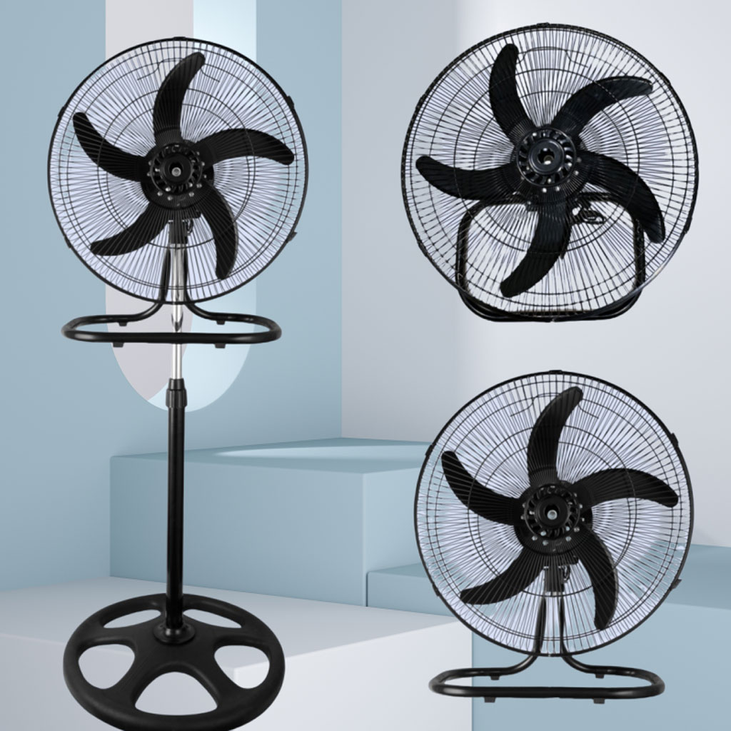 Ventilateur Multifonction 3en1 5 Lames Puissantes - مروحة التبريد وتدوير الهواء المتطورة 3 في 1 - Produits de saison - صورة 3