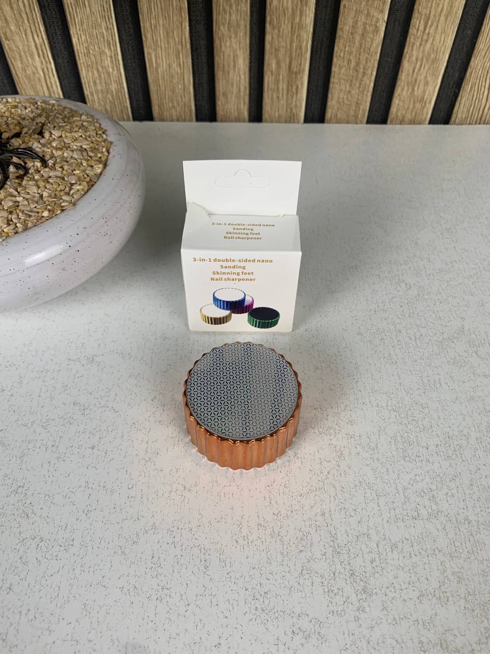 Épilateur Éliminateur de Poils et Peau Morte en Nano-Verre - مزيل الشعر ومقشر القدمين الكريستالي 2 في 1 - Soins et Beauté - صورة 9