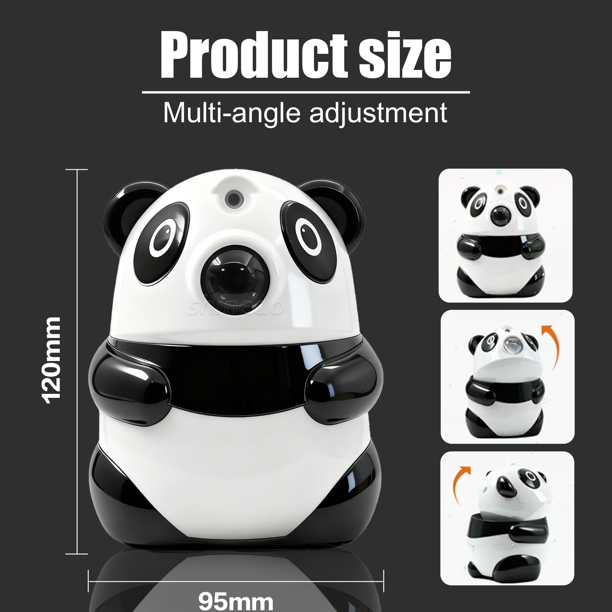 Projecteur de Galaxie et Veilleuse Panda Intelligente Bluetooth avec 15 Effets Lumineux - جهاز بروجكتر المجرات بشكل باندا مع مكبر صوت - Électronique - صورة 8