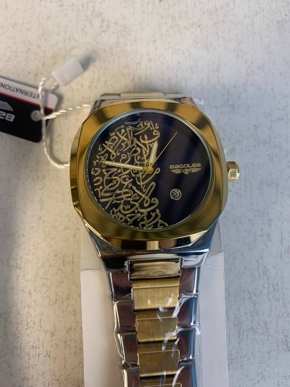 Montre Élégante avec Cadran en Calligraphie Arabe (3D Relief) - ساعة يد كلاسيكية بالخط العربي ثلاثي الأبعاد - Accessoires - صورة 8