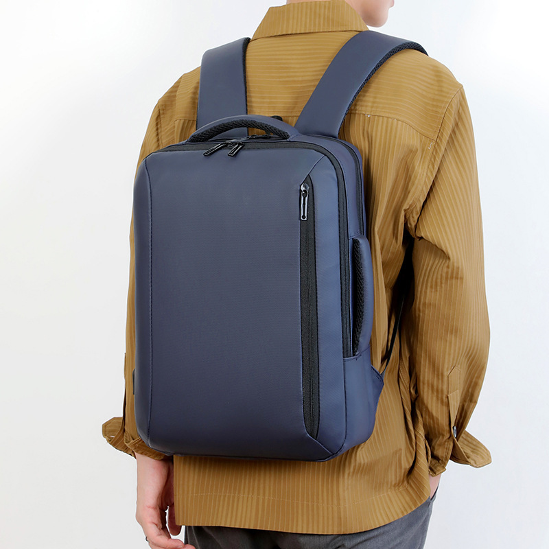 Sac à Dos Business Voyage pour Homme Convertible en Sac à Main Poche Extensible Bleu SACHM01BL - حقيبة ظهر للرجال متعددة الاستخدامات للكمبيوتر المحمول - Sac à dos et Mode - صورة 3